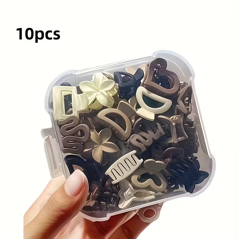 10 pcs small hair claw